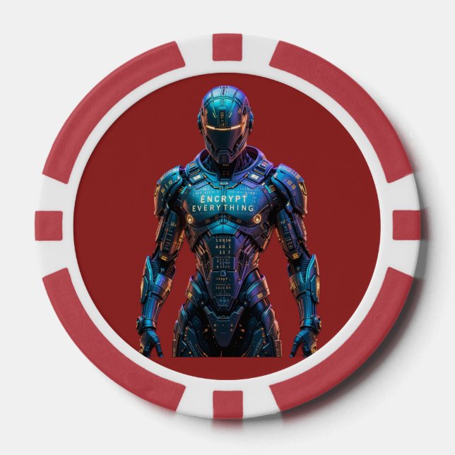 Jetons De Poker Guardian Encrypt Everything (Recto)