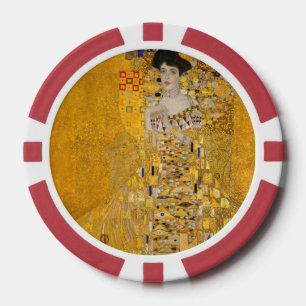 Jetons De Poker Gustav Klimt - Portrait d'Adèle Bloch-Bauer I
