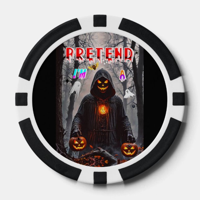 Jetons De Poker Halloween (Recto)