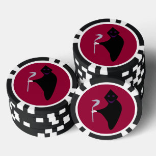 Jetons De Poker Halloween faucheuse