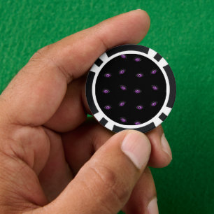 Jetons De Poker Halloween, Yeux Violets, Trick Or Treat, Hou