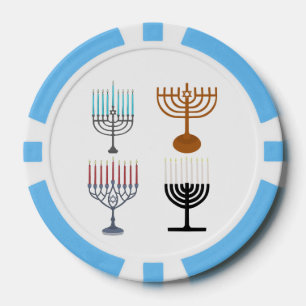 Jetons De Poker Hanoukka judaïsme religion juive