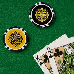 Jetons De Poker Harmonie Infinie : Art du symbole celtique mandala