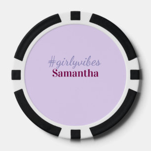 Jetons De Poker hashtag Girlyvibes rose violet clair vibes féminin