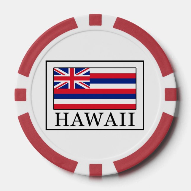Jetons De Poker Hawaii (Recto)