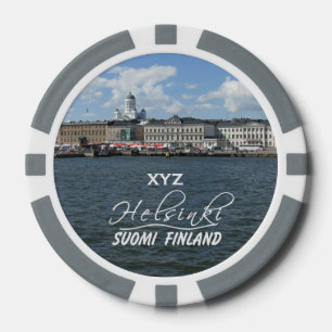 Jetons De Poker HELSINKI Finlande puces de poker monogramme person