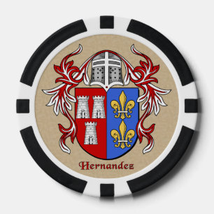 Jetons De Poker Hernandez Heraldic Armoiries