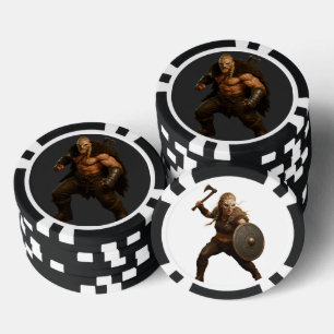 Jetons de poker Héros barbares vikings