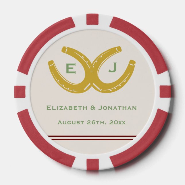 Jetons De Poker Horseshoe occidental (Recto)