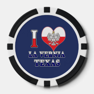 Jetons De Poker I Heart Love La Vernia Texas