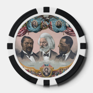 Jetons De Poker Icônes de l'histoire des Noirs : Avec Frederick Do