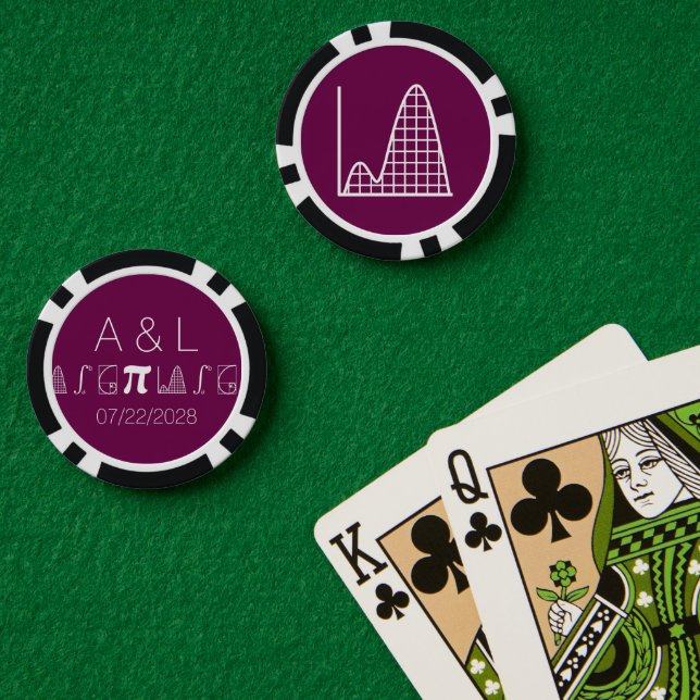 Jetons De Poker Il s'ajoute au vin (Table de poker (double))