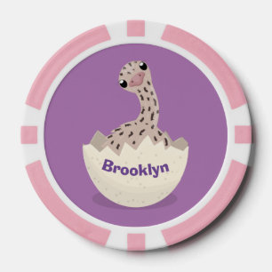 Jetons De Poker Illustration d'autruche pour bébé à couver mignon