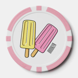 Jetons De Poker Illustration de Ice pop