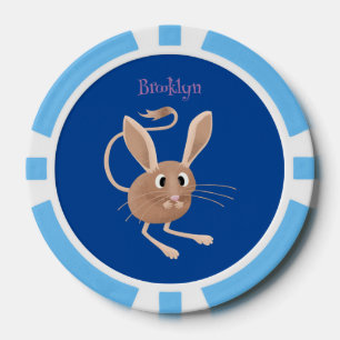 Jetons De Poker Illustration de jerboa aux longues oreilles