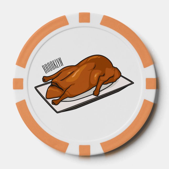 Jetons De Poker Illustration de Peking duck (Recto)