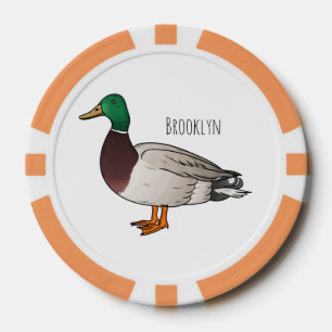 Jetons De Poker Illustration du canard de Majard