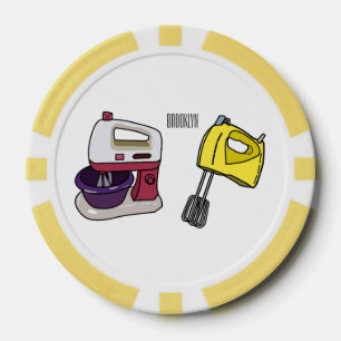 Jetons De Poker Illustration du mixer
