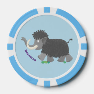 Jetons De Poker Illustration d'un mammouth laineux mou
