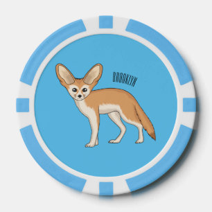 Jetons De Poker Illustration Fennec fox
