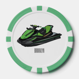 Jetons De Poker Illustration Jet ski