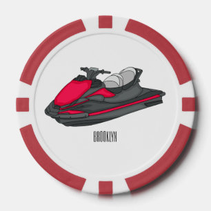 Jetons De Poker Illustration Jet ski