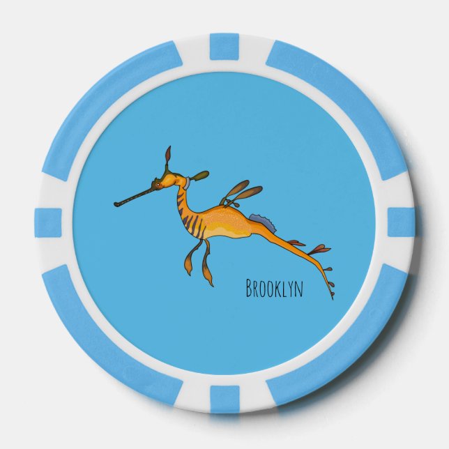 Jetons De Poker Illustration Weedy seadragon (Recto)