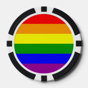 Jetons De Poker Indicateur gay pride