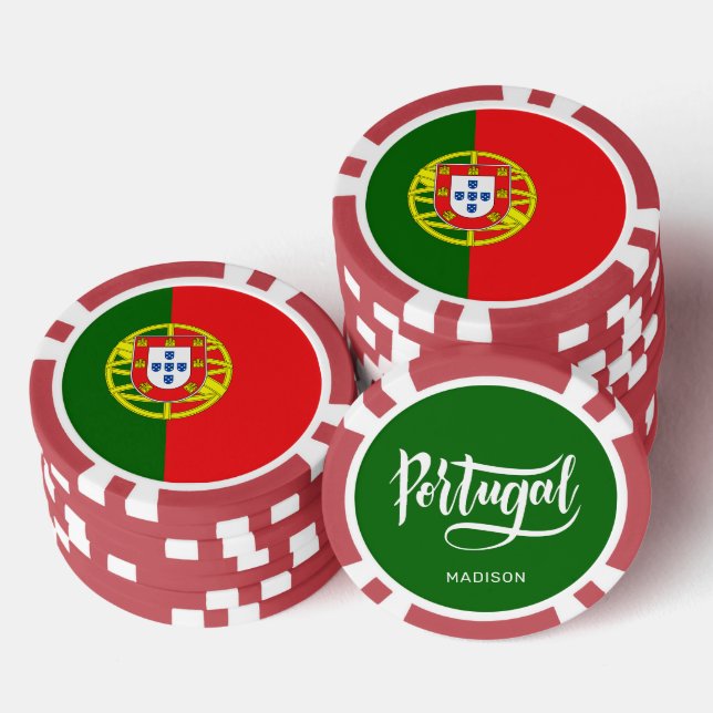 Jetons De Poker Indicateur Portugais (Empiler)