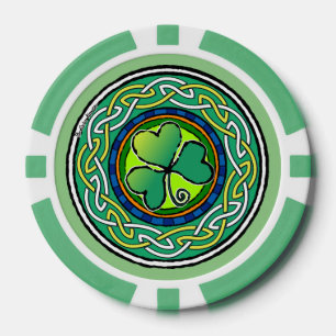 Jetons De Poker Irish shamrock
