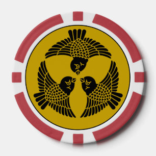 Jetons De Poker Japonais Noble trois crête de Bruant