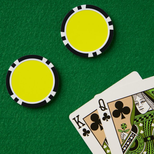 Jetons De Poker jaune (Table de poker (double))