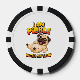 Jetons De Poker Je Suis Pibble Lavez Mon Ventre
