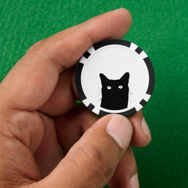 Jetons De Poker Je vois Cat Click pour sélectionner une couleur pe (main)