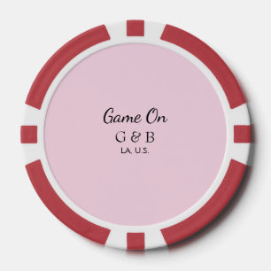 Jetons De Poker Jeu sur ajouter le nom du couple lieu de la fête d