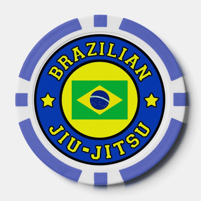 Jetons De Poker Jiu Jitsu (Recto)