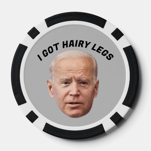 JETONS DE POKER JOE BIDEN FUNNY POKER CHIPS (Verso)