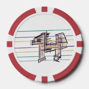 Jetons De Poker Joie d'été loup