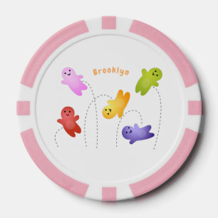 Jetons De Poker Jolie gelée bébés bonbons bonbons dessin animé
