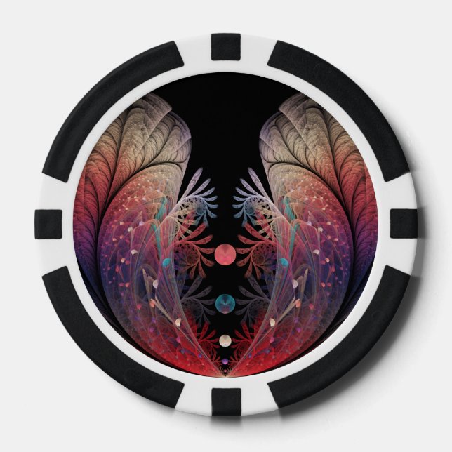 Jetons De Poker Jonglage Abstrait Fantastique Moderne Art Fractal (Recto)