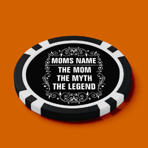Jetons De Poker Journée des mères personnalisées