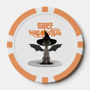 Jetons De Poker Joyeux Halloween.