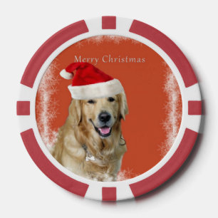 Jetons De Poker Joyeux Noël Chips de Poker Doggy