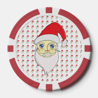 Jetons De Poker Joyeux Noël Père Noël