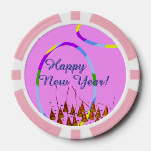 Jetons De Poker Joyeux Nouvel An Poker Chip