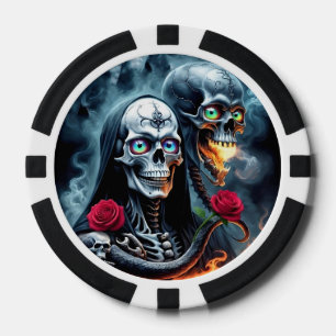Jetons De Poker Jusqu'à la mort, au-delà de l'éternité.
