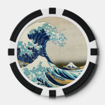 Katsushika Hokusai - La Grande vague au large de K