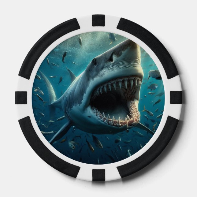 JETONS DE POKER KILLER SHARER POKER CHIPS (Recto)