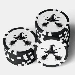 Jetons De Poker La Croix de la Sorcière-Noir