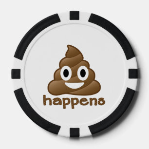 Jetons De Poker La dunette se produit Emoji